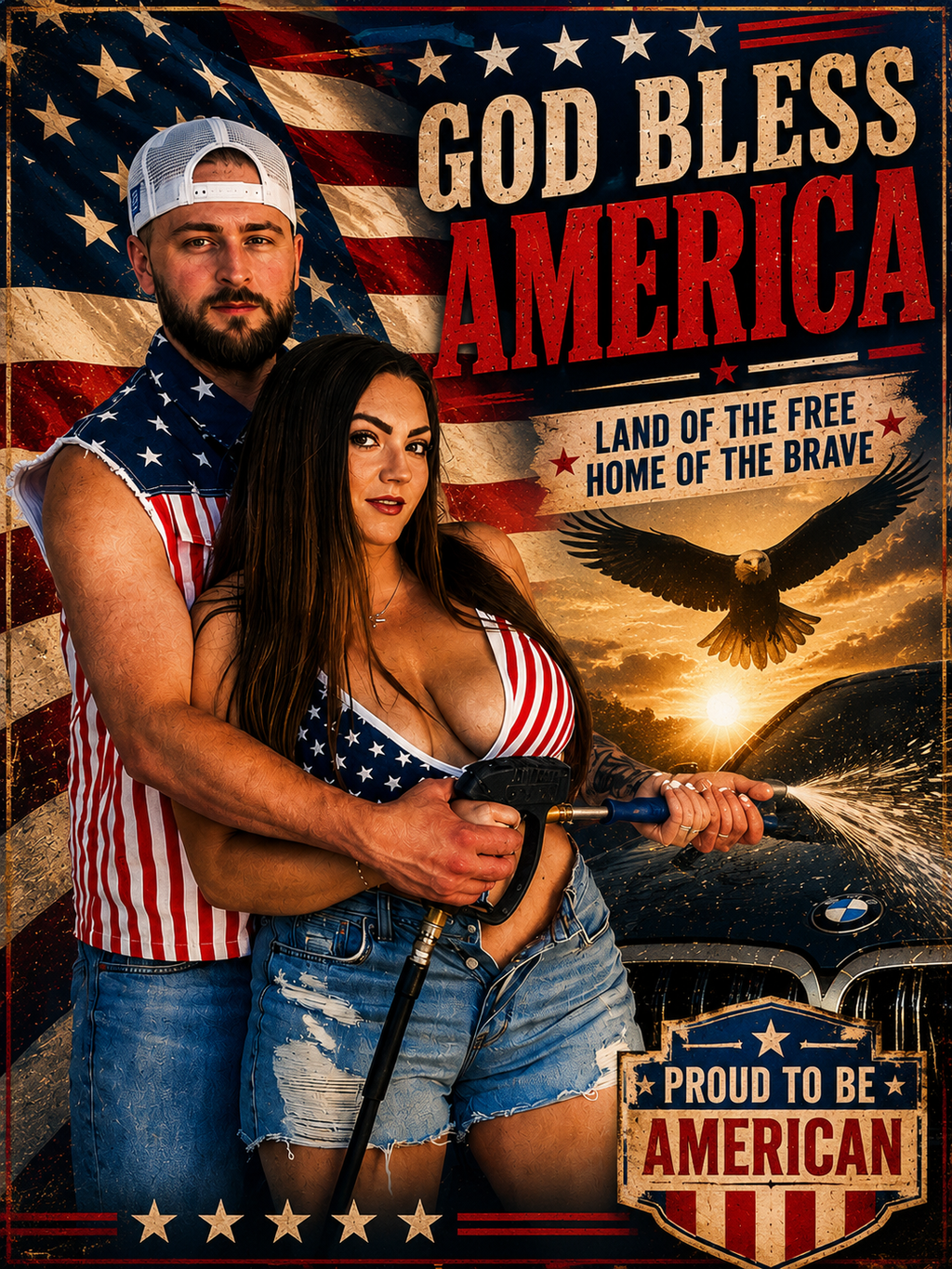 Steph & Kayls USA Poster
